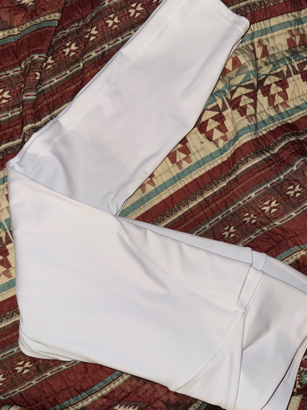 White High-Rise Women's Performance Leggings